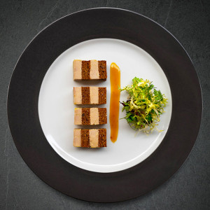 Mille-feuille de foie gras et pain d'épice - by Jean Imbert