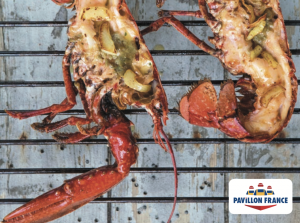Homard grillé au beurre à l'ail - Pavillon France